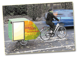Figurine Miniature Trophy, Coursier à Vélo, Monde Civil, échelle 1:32, Plomb Peint