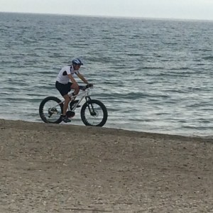 Le Fatbike est un excellent engin de plage... quand la plage est déserte