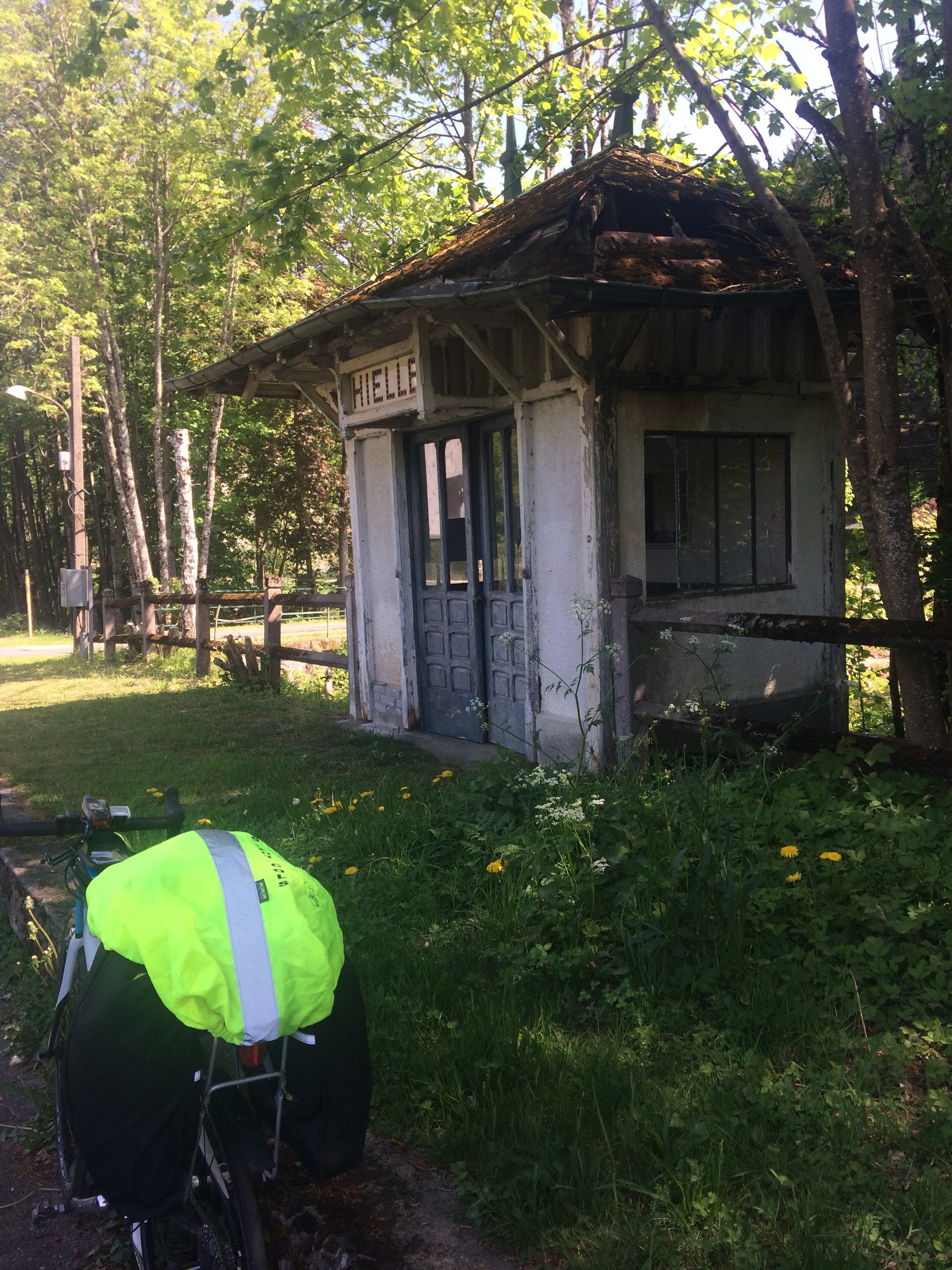 Hielle, la gare au temps du train