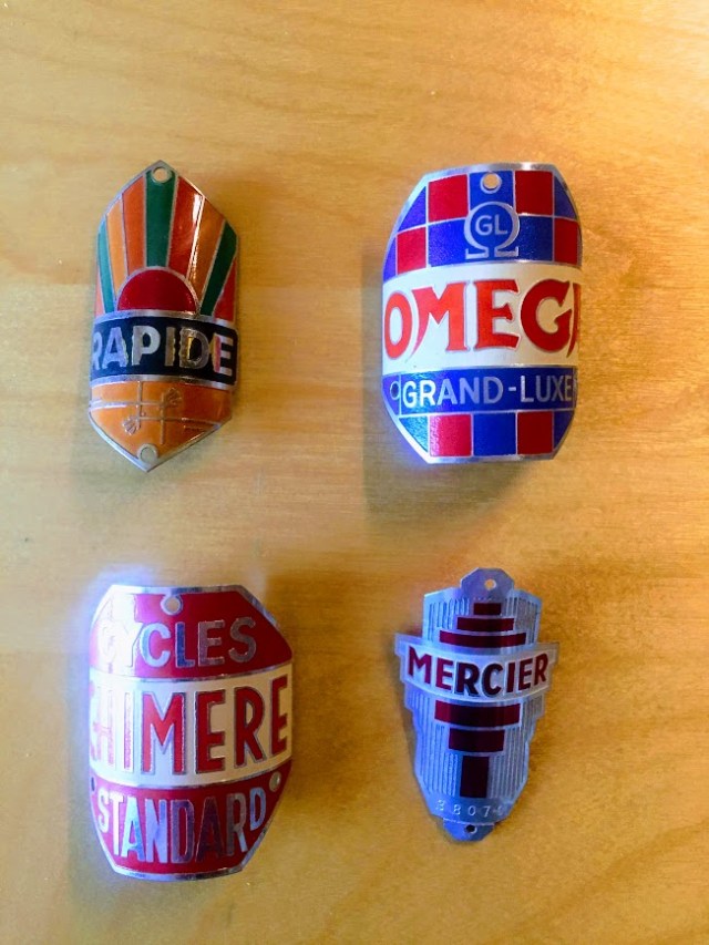 Badge Vintage Currys Pour Cadre Vélo - Plaque Tête De Tube Années 1930 - Bon état
